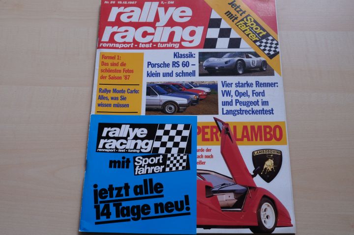 Deckblatt Rallye Racing (26/1987)